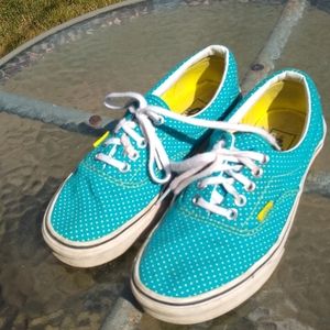 Vans lace up Era teal 8